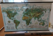 Alte schulwandkarte rolle gebraucht kaufen  Tettenweis