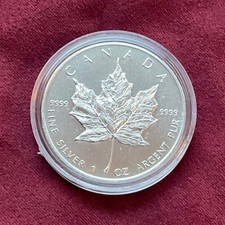 Unze silber maple gebraucht kaufen  Laatzen