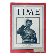 Time Magazine January 20, 1941 Vol 37 No. 3 King Boris III GD Interior, usado comprar usado  Enviando para Brazil