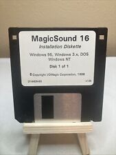 Disquete vintage 1998 Magic Sound 16 drivers mágicos de E/S 3,5" Windows 95/3.X/NT comprar usado  Enviando para Brazil