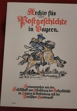 Archiv postgeschichte bayern gebraucht kaufen  Lampertheim