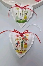 Herzen stoffherzen sommerdeko gebraucht kaufen  Lübben (Spreewald)