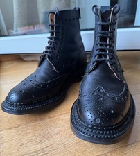 GRENSON Fred czarny Triple Welt UK 7,5 G / EU 41 G: Jedna sugerowana cena detaliczna 565 £ na sprzedaż  PL