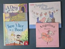 5 ANGELINA BALLERINA Books Mixed Lot excellent used condition comprar usado  Enviando para Brazil