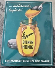 Blechschild langnese 40x30cm gebraucht kaufen  Remseck am Neckar