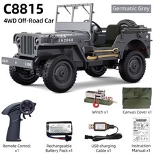 JJRC C8815 4WD RC Jeep 2.4G controle remoto off road carro leve multiuso comprar usado  Enviando para Brazil