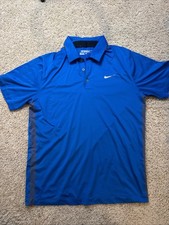 Camisa polo masculina Nike golfe azul média Dri-Fit comprar usado  Enviando para Brazil