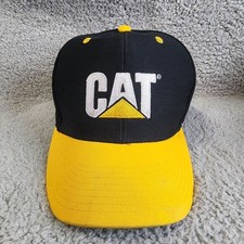 Boné de bola CAT preto e dourado malha dupla fileira Snapback CATERPILLAR NOVO OSFM comprar usado  Enviando para Brazil