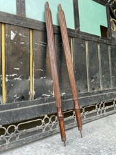 ANTIGO VINTAGE RARO ESCULPIDO À MÃO 2 PEÇAS PERNAS DE PILAR/MESA DE MADEIRA PARA USO MULTIUSO comprar usado  Enviando para Brazil