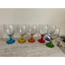 Set colorful glasses for sale  Elm Grove
