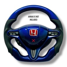 Volante de fibra de carbono Honda Civic FD2 FN2 2006-2012 mergulhado em água comprar usado  Enviando para Brazil