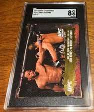 2009 Topps UFC Round 2 - Estreia no UFC Jon Jones, Andre Gusmão #101 Ouro (RC) SGC 8 , usado comprar usado  Enviando para Brazil