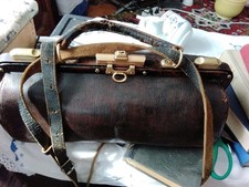 Vintage leder tasche gebraucht kaufen  Badbergen