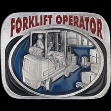 Usado, Novo operador de empilhadeira armazém elevador caminhão GLP propano EUA fivela de cinto vintage comprar usado Usado, Novo operador de empilhadeira armazém elevador caminhão GLP propano EUA fivela de cinto vintage comprar usado  Enviando para Brazil