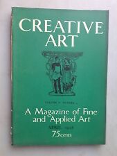 Creative Art Magazine April 1928 Issue, Rockwell Kent, U.S. Editor, usado comprar usado  Enviando para Brazil