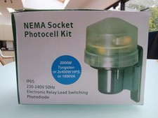 Nema socket photocell for sale  TWICKENHAM