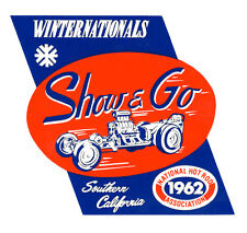 Usado, 1962 WINTERNATIONALS SOCAL DRAG RACE HOT RAT ROD DECALQUE VINTAGE LOOK STICKER  comprar usado  Enviando para Brazil