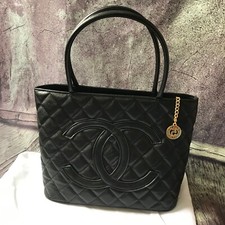 Chanel black cowhide caviar diamond pattern women's bag, usado comprar usado  Enviando para Brazil