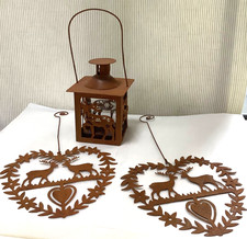 Rustic metal deer for sale  BETCHWORTH