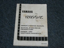 Yamaha 125 owners for sale  WORTHING