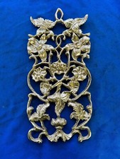 Usado, Decoração de parede Ivy Flowers alumínio fundido casa pátio jardim painel extravagante comprar usado  Enviando para Brazil