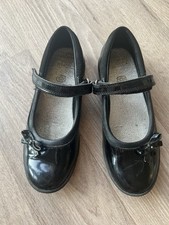 Girls clarks black for sale  BRAINTREE