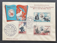 AtoZ. Mônaco 1955 Jules Verne FDC comprar usado  Enviando para Brazil