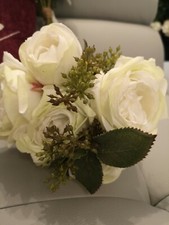 Bouquet roses blanc d'occasion  Expédié en France