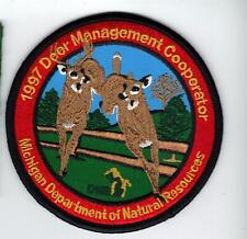Usado, 1997 MICHIGAN DNR ADESIVO CAÇADOR DE VEADOS BEM SUCEDIDO -URSO-TURQUIA-ALCE-ALCE-PESCA comprar usado  Enviando para Brazil