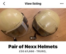 Nexx helmets motorcycle for sale  TRURO