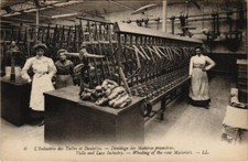 Cpa ind. tulles d'occasion  Expédié en Belgium