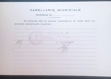 casellario usato casellario usato Palmanova
