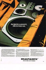 Advertising 1979 marantz d'occasion  Expédié en Belgium