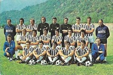 Cartolina juventus 1974 usato  Villarbasse