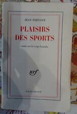 Livre plaisirs sports d'occasion  Entressen