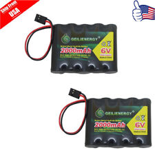 2pcs 6v 2000mAh RX NiMH bateria conector Hitec para Hitec Futaba JR GeiLienergy comprar usado  Enviando para Brazil