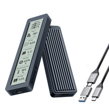 Usado, Smart M.2 NVMe PCIe Gabinete SSD LCD USB 3.2 Tela LCD Tipo-C Estojo de Disco Rígido comprar usado Usado, Smart M.2 NVMe PCIe Gabinete SSD LCD USB 3.2 Tela LCD Tipo-C Estojo de Disco Rígido comprar usado  Enviando para Brazil