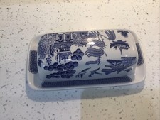 Churchill willow pattern for sale  THORNTON-CLEVELEYS