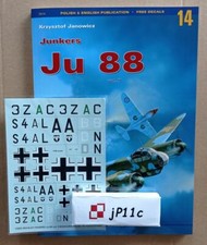 Junkers Ju 88 vol.2 Kagero Monograph + decals ENGLISH! RARE! na sprzedaż  PL