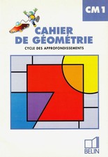 Cahier géométrie cm1 d'occasion  Monpazier