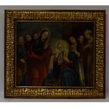 XVII w. Stary obraz, Jezus pociesza płaczące kobiety, olej, 77 x 67,5 cm na sprzedaż  PL