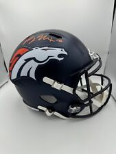 Novo holograma assinado por Bo Nix Denver Broncos Speed réplica em tamanho real capacete certificado de autenticidade comprar usado  Enviando para Brazil