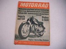 Motorrad ausgabe 1965 gebraucht kaufen  Welver