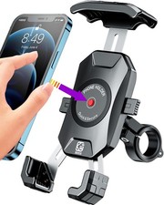 Suporte de montagem para telefone motocicleta, [bloqueio 1S] compatível com smartphone de 4 a 7 pol. comprar usado  Enviando para Brazil