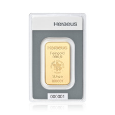 Goldbarren heraeus unze gebraucht kaufen  Borgholzhausen