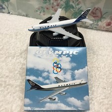 Usado, Schabak 1:600 Olympic Airways Boeing 747 Die Cast #901/116 Alemanha. comprar usado  Enviando para Brazil