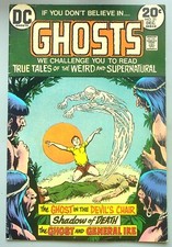 Ghosts #21 ~ DC 1973 ~ O Fantasma na Cadeira do Diabo - NICK CARDY cvr Muito Bom Estado comprar usado  Enviando para Brazil