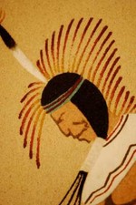 Vintage navajo sand for sale  Rush