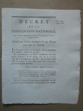 Decree 1794 botanical d'occasion  Expédié en Belgium