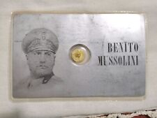 Benito mussolini moneta usato  San Martino Dall Argine
